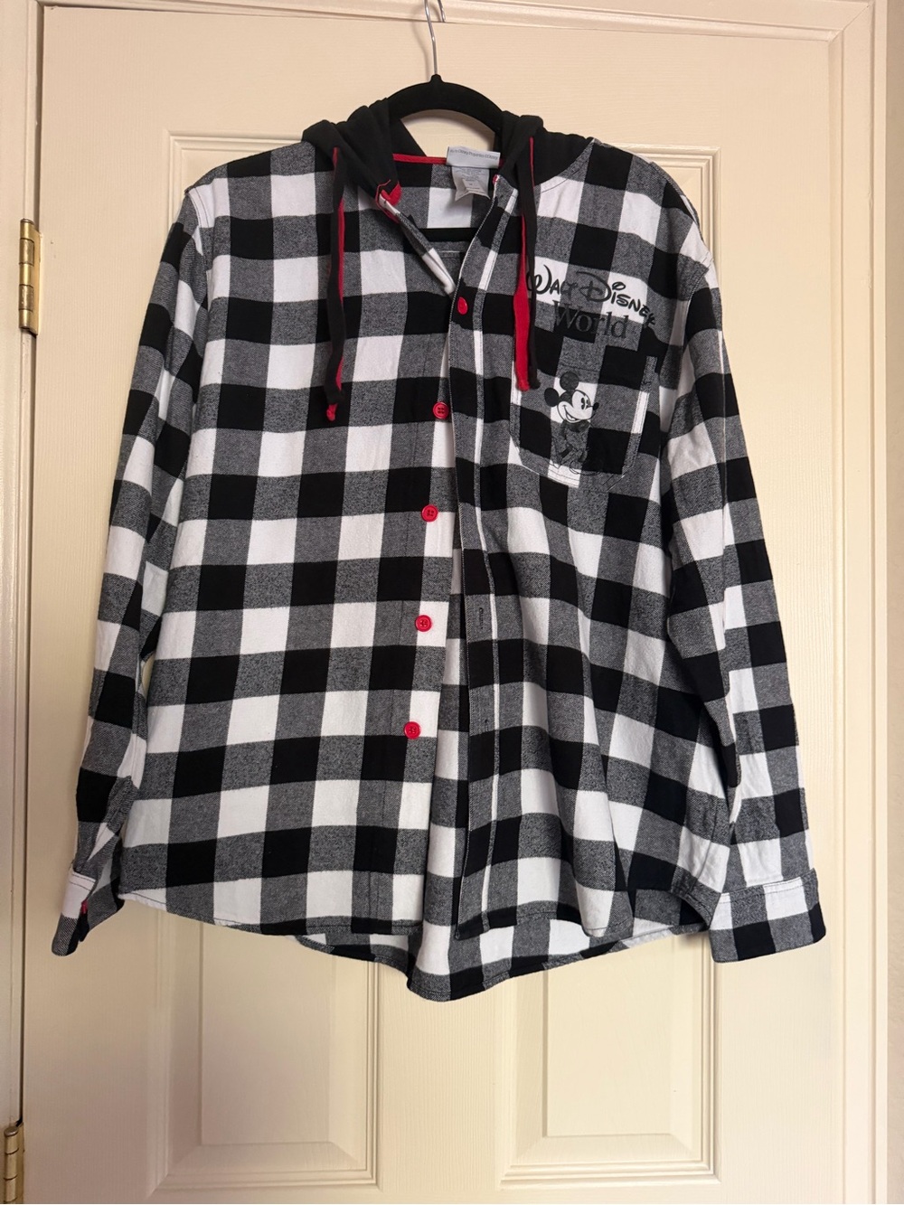 Disney World Flannel Shirt Size M